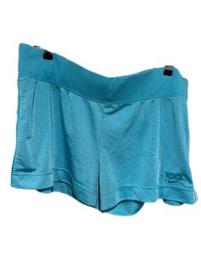 Nike Women's Teal Athletic Shorts - Mesh Performance Y2K XL Basketball Shorts